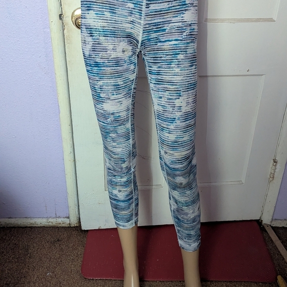 Lululemon Blue Patterned Women's Pants - Picture 2 of 5
